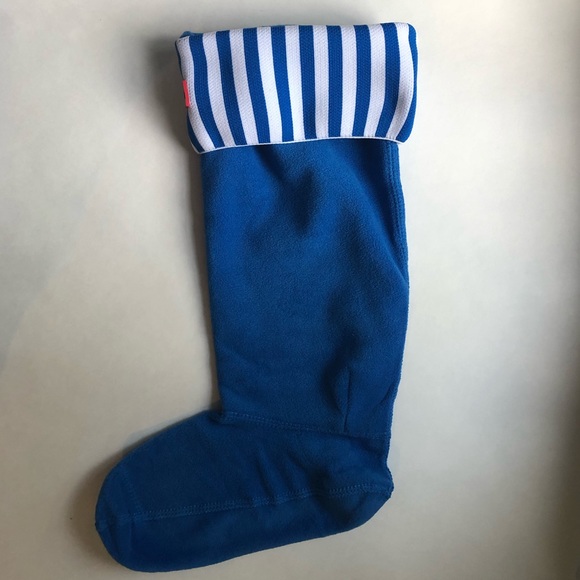 Hunter Original Tall stripe Cuff Boot Sock - Picture 3 of 5